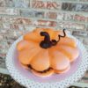 Thanksgiving - Pumpkin shaped chocolate mousse cake