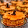 Thanksgiving - Pumpkin shaped chocolate mousse cake