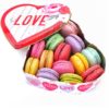 Valentine heart tin box of 12