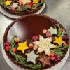 Chocolate Hazelnut Christmas tart