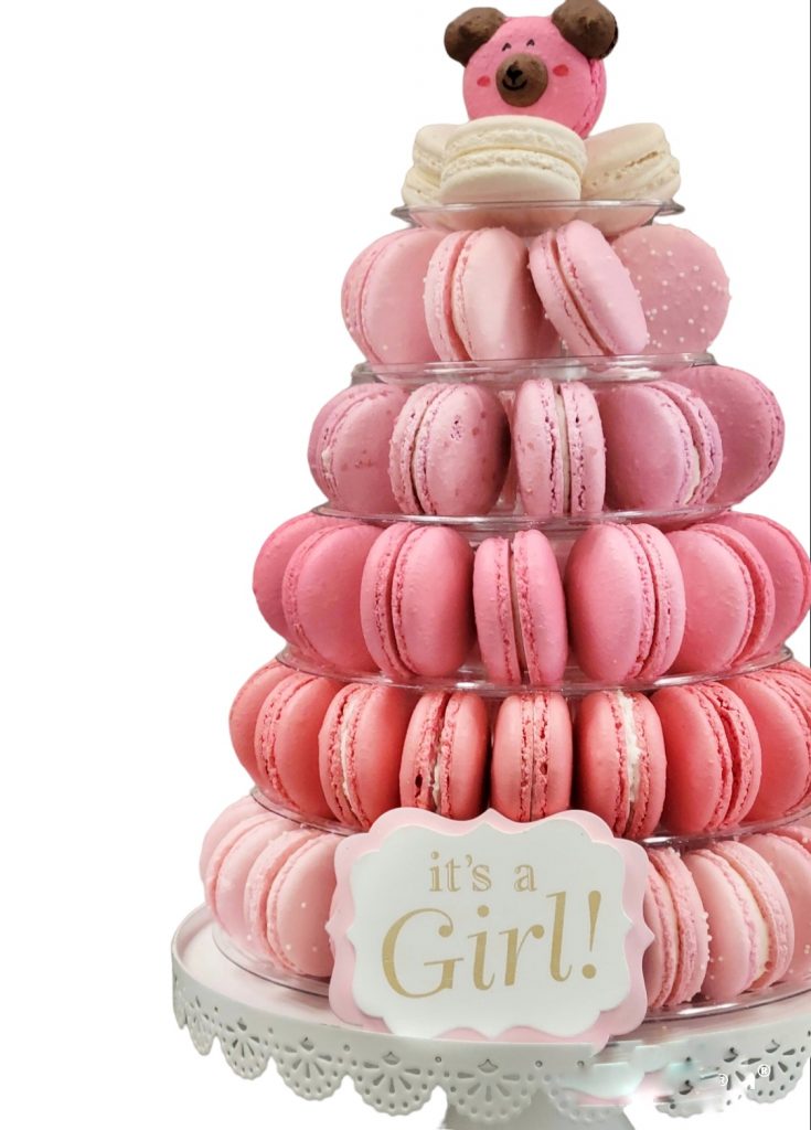 baby shower macaron tower by leilalove french macaron in chicago
