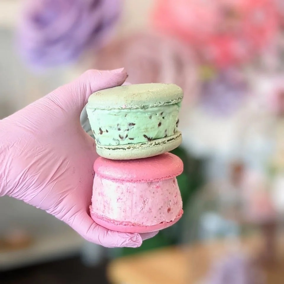 macaron ice cream