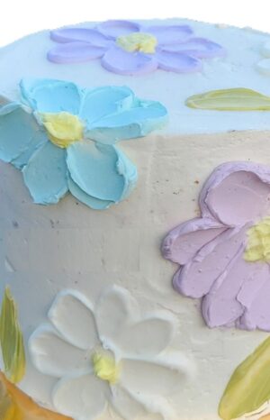 Rustic Garden Bloom Cake