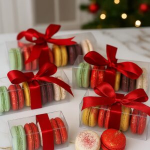 Holiday Jewel Macarons – Gift Box of Elegance