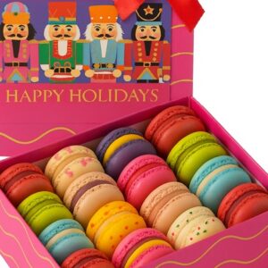Charming 15 holiday Macarons - box may vary in color & style