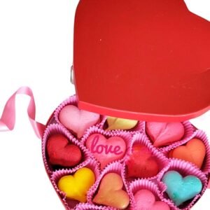 Heart Macarons specialty box of 12