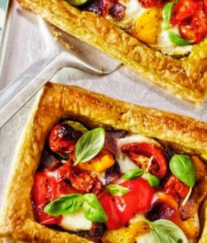 savory galette eggplant caramelized onion