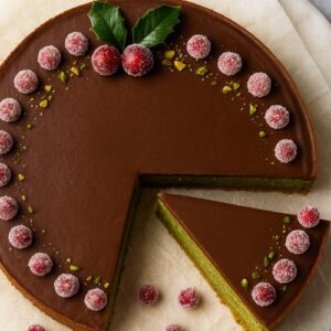 Pistachio Chocolate tart ( Dubai Chocolate)