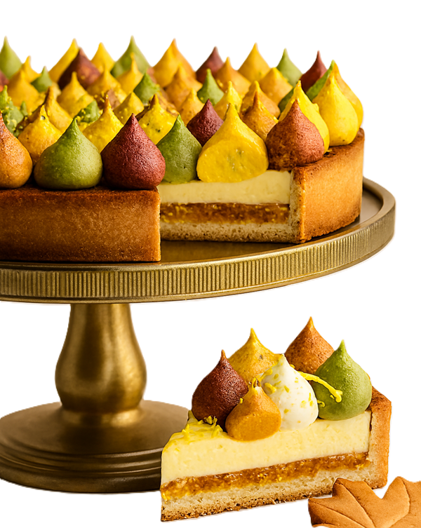 Thanksgiving menu - Passionfruit Lemon Tart